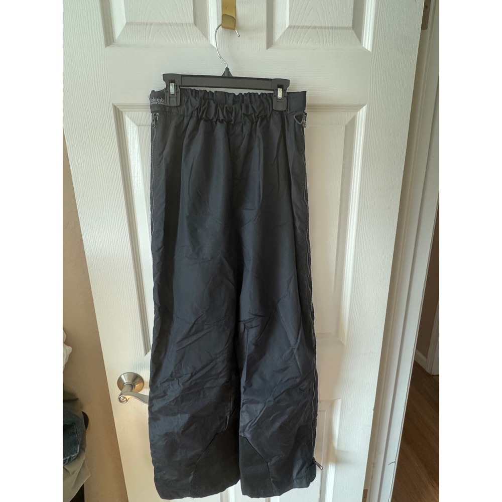 Columbia Womens Black Snow Pants Full Side Zip Insulated XL8042 Ski Size S - Picture 2 of 9